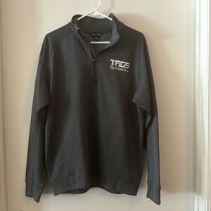EUC Men's Athletic Quarter-Zip Sweatshirt TAGS Gymnastics